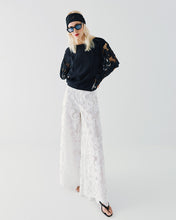 Load image into Gallery viewer, ACCESS - Oversized Broderie Anglais Top - Black