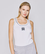 Load image into Gallery viewer, ACCESS - Sleeveless Top with Embroidery - White