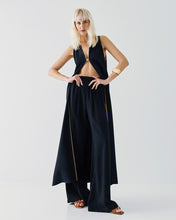 Load image into Gallery viewer, ACCESS - Pants With Gold Piping - Black