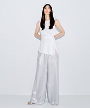 Load image into Gallery viewer, ACCESS - Metallic Wide Leg Pants - Silver