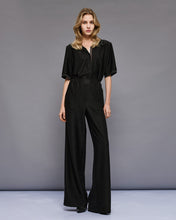 Load image into Gallery viewer, ACCESS - Short Sleeve Lurex Top - Black