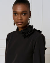 Load image into Gallery viewer, ACCESS - Backless Mini Dress with Ruffles - Black