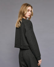 Load image into Gallery viewer, ACCESS - Sweatshirt with Rhinestones - Coal