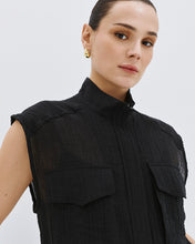Load image into Gallery viewer, ACCESS - Sleeveless Jacket - Black