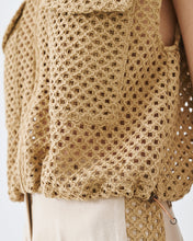 Load image into Gallery viewer, ACCESS - Crochet Sleeveless Jacket - Beige