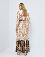 Load image into Gallery viewer, ACCESS - Corfu Printed Maxi Dress - Gold