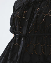Load image into Gallery viewer, ACCESS - Broderie Anglais Blouse - Black