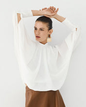 Load image into Gallery viewer, ACCESS - Sheer Balloon Blouse - Off White
