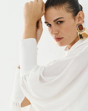 Load image into Gallery viewer, ACCESS - Sheer Balloon Blouse - Off White