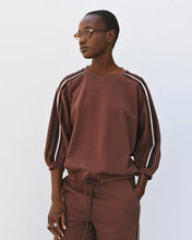 Load image into Gallery viewer, ACCESS - Sweatshirt with Stripe Detail - Coffee