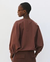 Load image into Gallery viewer, ACCESS - Sweatshirt with Stripe Detail - Coffee