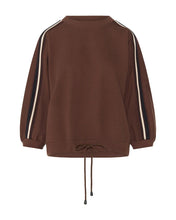 Load image into Gallery viewer, ACCESS - Sweatshirt with Stripe Detail - Coffee