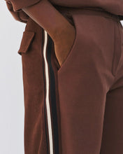 Load image into Gallery viewer, ACCESS - Pants with Stripe Detail - Coffee