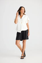Load image into Gallery viewer, Brave+True - Origami Top - White