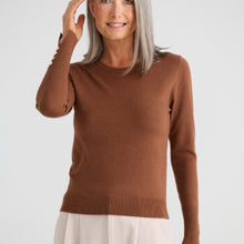 Load image into Gallery viewer, Brave & True - St James Jumper - Chocolate