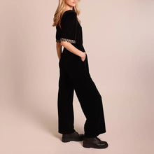 Load image into Gallery viewer, Traffic People - No Going Back Jumpsuit - Black Velvet
