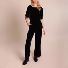 Load image into Gallery viewer, Traffic People - No Going Back Jumpsuit - Black Velvet
