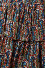 Load image into Gallery viewer, Traffic People - Swirls & Strangers Falls Skirt - Black