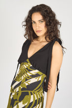 Load image into Gallery viewer, Traffic People - The Archive Eddie Dress - Black & Olive