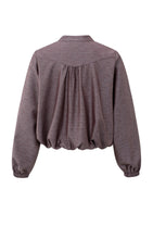 Load image into Gallery viewer, YAYA - Balloon Shaped Blouson Jacket - Purple Fudge Dessin