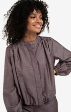 Load image into Gallery viewer, YAYA - Balloon Shaped Blouson Jacket - Purple Fudge Dessin