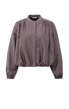 Load image into Gallery viewer, YAYA - Balloon Shaped Blouse Jacket - Purple Fudge Dessin