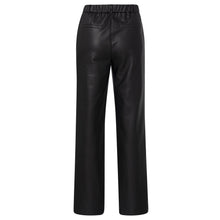 Load image into Gallery viewer, YAYA - Faux Leather Trousers - Black