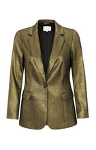 Load image into Gallery viewer, YAYA - Glitter Blazer - Dark Gold
