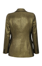 Load image into Gallery viewer, YAYA - Glitter Blazer - Dark Gold