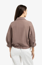 Load image into Gallery viewer, YAYA - Blouse Jacket - Deep Taupe Brown