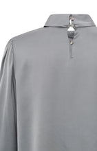 Load image into Gallery viewer, YAYA - Satin Blouse - Light Metal Grey