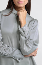 Load image into Gallery viewer, YAYA - Satin Blouse - Light Metal Grey