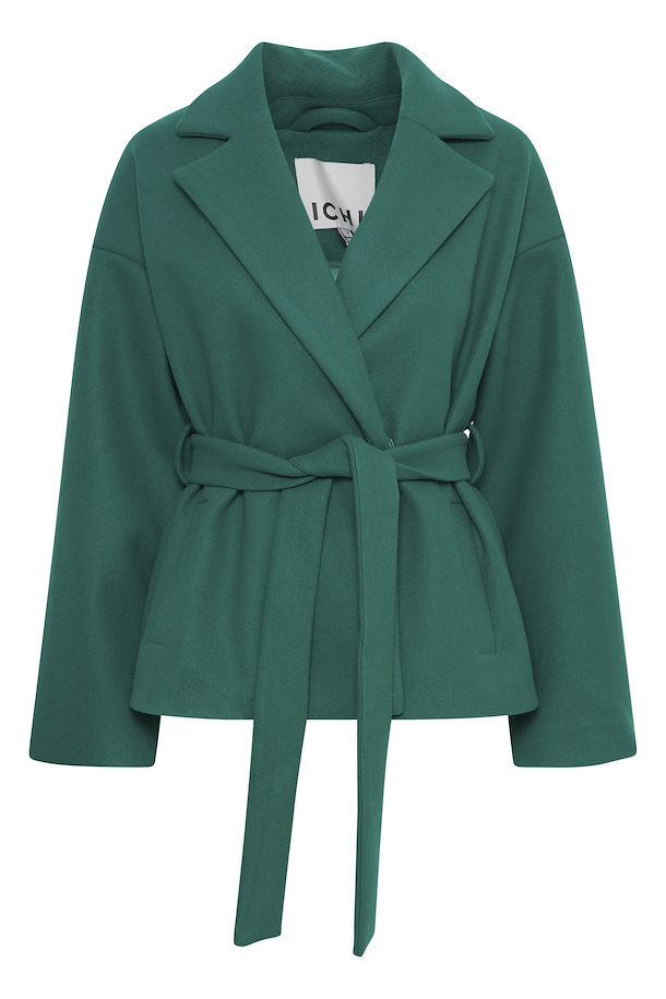 Ichi Jannet Coat Cadmium Green
