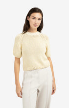 Load image into Gallery viewer, YAYA - Short Sleeve Chunky Knit - Reed Yellow Dessin