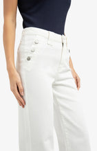 Load image into Gallery viewer, YAYA - Denim Pants with button detail - Off White