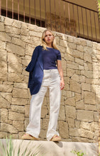 Load image into Gallery viewer, YAYA - Denim Pants with button detail - Off White