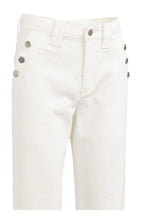 Load image into Gallery viewer, YAYA - Denim Pants with button detail - Off White