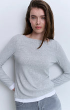 Load image into Gallery viewer, YAYA - Double Layer Top - Medium Grey Melange