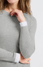 Load image into Gallery viewer, YAYA - Double Layer Top - Medium Grey Melange