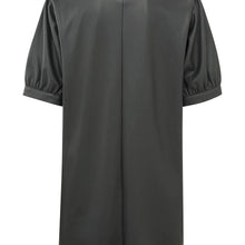 Load image into Gallery viewer, YAYA - Faux Leather Dress ~ Pinstripe Grey