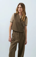 Load image into Gallery viewer, YAYA - Fine Knit Short Sleeve Sweater - Beige Melange