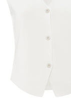 Load image into Gallery viewer, YAYA - Fine Knit Gilet - Pure White