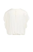 Load image into Gallery viewer, YAYA - Flowy Top with Knot Detail - Ivory White