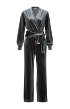 Load image into Gallery viewer, YAYA - Velvet Jumpsuit - Dark Metal Grey