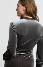 Load image into Gallery viewer, YAYA - Velvet Jumpsuit - Dark Metal Grey