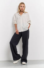 Load image into Gallery viewer, YAYA - High Waisted Wide Leg Trousers - Phantom