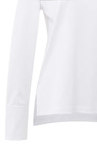 Load image into Gallery viewer, YAYA - Jersey Top with Woven Cuff - Pure White