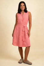 Load image into Gallery viewer, Pretty Vacant - Kimberley Dress in Pink Seersucker