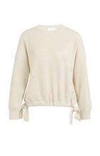 Load image into Gallery viewer, YAYA - Sweater with Tie Detail - Kit Beige Melange