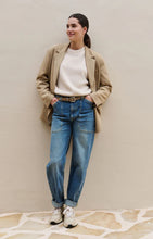 Load image into Gallery viewer, YAYA - Sweater with Tie Detail - Kit Beige Melange